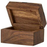 Bloomingville Rjava dekorativna lesena škatla za shranjevanje 6,5x4,5x4 cm Cemile – | Shoptok.si