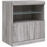 Komoda s LED svjetlima boja sivog hrasta 181 5x37x67 cm | shoptok.hr