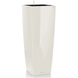 LECHUZA Cvetlično korito Cubico Alto 40 ALL-IN-ONE visok sijaj belo | Shoptok.si