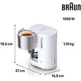 Braun aparat za kavo KF1500WH, (20898158) | Shoptok.si