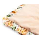 Sensillo baršunasti set za kolica jastuk i dekica, božur breskva | shoptok.hr