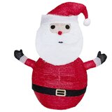 Aigostar LED božićna spoljašnja dekoracija 50xLED/3xAA 0,7m IP44 hladno bela Santa Claus | Eponuda.com