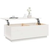  Stolić za kavu bijeli 100 x 50 x 35 cm od masivne borovine | shoptok.hr