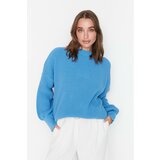 Trendyol Blue Oversize Knitwear Sweater Cene