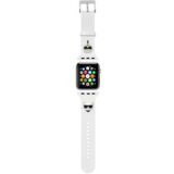 Karl Lagerfeld Silikonski pa&scaron;ček za uro KLAWLSLCKW za Apple Watch 42 / 44 / 45 mm - Heads bel cene
