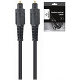Gembird Avdio / Video kabel - Toslink (M) - Toslink (M) kabel, 1 m, črna (CC-OPT-1M), (5000491591) Cene
