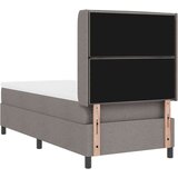  Postelja z vzmetnico z vzmetnico Taupe 80 x 200 cm blago, (5000126050) | Shoptok.si