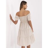 Italy Moda Dress-MI-SK-A2561.89-beige | Shoptok.si