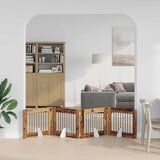  Vrata za pse s postoljem 4 pcs Staro drvo 80 x 60 cm | Eponuda.ba