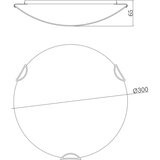 Globo 40402-2 - plafonsko svetlo calimero i 2xE27/60W/230V | Eponuda.com