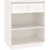  Konzolni ormarić bijeli 60 x 34 x 75 cm od masivne borovine | shoptok.hr