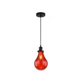 Vesta 266 VISILICA CHIC-PRETO/VM 1*E27 red glass | Eponuda.com