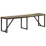 vidaXL Klupa 160x35x46 cm od masivnog obnovljenog drva Cijene