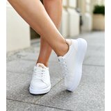 Gemre White sneakers on a thick sole Ivalu | shoptok.hr