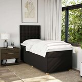 Box spring krevet s madracem crni 80 x 200 cm od tkanine | shoptok.hr