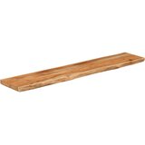  Zidna polica 100x20x3,8 cm pravokutna bagremovo drvo živi rub | shoptok.hr