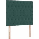  LED krevet za pohranu s madracem Tamnozelena 90 x 190 cm Baršun | shoptok.hr