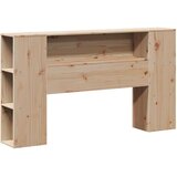  Krevet s regalom za knjige bez madraca 135x190 cm od borovine | shoptok.hr