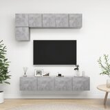  5-dijelni set TV ormarića siva boja betona od iverice | shoptok.hr