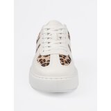 Shelvt White sneakers with leopard print inserts | Shoptok.si