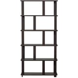 WOOOD Tamno smeđa biblioteka od punog hrasta 90x186x30 cm Riss – | shoptok.hr