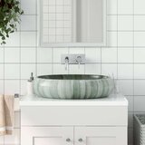 Nadgradni Nadpultni umivalnik zelen ovalen 59x40x15 cm keramika | Shoptok.si