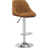 Furnova Barski stolček rjav žamet, (21949528) | Shoptok.si