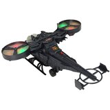 Vojni helikopter za igru sa rotirajućim krilima - tamno sivi | Shoptok.si