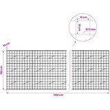  Gabion s žicom debljine 5 mm i mrežom 10x10 cm 1100x10x150 cm - 10 cm 150 cm 1100 cm | shoptok.hr