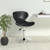  Barski stolac od umjetne kože crni