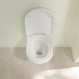 Villeroy Boch 5688HR01 O.novo Combi-Pack viseča brezrobna WC školjka z WC desko s počasnim zapiranjem | Shoptok.si