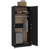  Ormar crni 90 x 52 x 200 cm od konstruiranog drva | shoptok.hr