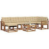  Set vanjskih sofa 8 kom. Prirodna i bež | shoptok.hr