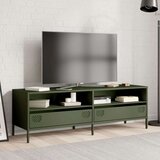 vidaXL TV ormarić maslinastozeleni 135 x 39 x 43,5 cm čelični | shoptok.hr