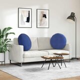  Jastučići za sjedenje 2 pcs Policijska plava Ø60 x 21 cm Baršun | Eponuda.com