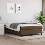 The Living Store Posteljni okvir temno rjav 140x190 cm blago - Box Spring Posteljni Okvir, (21516097) Cene