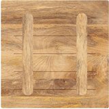 vidaXL Mizna plošča 50x50x2,5 cm kvadratna trden mangov les | Shoptok.si