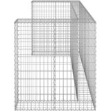  Gabionski zid za kante od pocinčanog čelika 254 x 100 x 110 cm | shoptok.hr