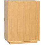 Hübsch Stenska vitrina v hrastovem dekorju v naravni barvi 70x90x39 cm Mae – | Shoptok.si