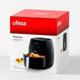 Ufesa Cvrtnik na vroč zrak AF5000 Phantom, 5 L, črn | Shoptok.si