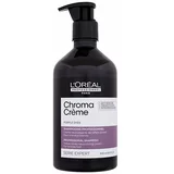 L´Oréal Paris Chroma Crème Professional Shampoo Purple Dyes šampon za plavu kosu za neutralizaciju žutih tonova 500 ml za žene