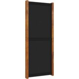 Sobna pregrada s 4 panela crna 280 x 180 cm | shoptok.hr