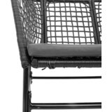  5-dijelni vrtni blagovaonski set s jastucima od crnog | shoptok.hr