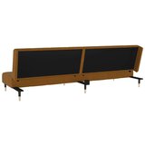  Kavč dvosed z ležiščem rjav žamet, (21749668) | Shoptok.si