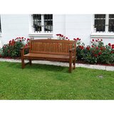  Lesena klop, rjava, skupna višina 930 mm, 3-sedežna klop | Shoptok.si