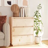 vidaXL Komoda 60 x 34 x 75 cm od masivne borovine Cijene