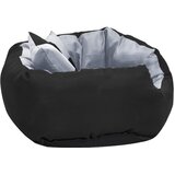  Dvostrani perivi jastuk za pse sivo-crni 65 x 50 x 20 cm | shoptok.hr