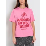 Sinsay Pamučna majica s printom | shoptok.hr