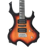 vidaXL Električna gitara za početnike s torbom smeđa-crna 4/4 39 | shoptok.hr