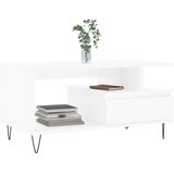  Stolić za kavu bijeli 90 x 49 x 45 cm od konstruiranog drva | Eponuda.ba